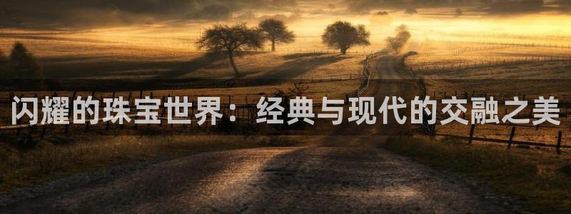 新宝5网：闪耀的珠宝世界：经典与现代的交融之美