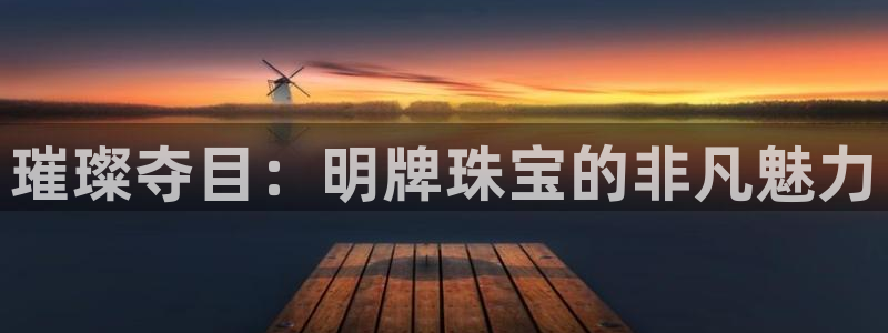 新宝b2O5O5O：璀璨夺目：明牌珠宝的非凡魅力