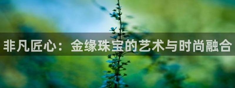 新宝5账号注册：非凡匠心：金缘珠宝的艺术与时尚融合