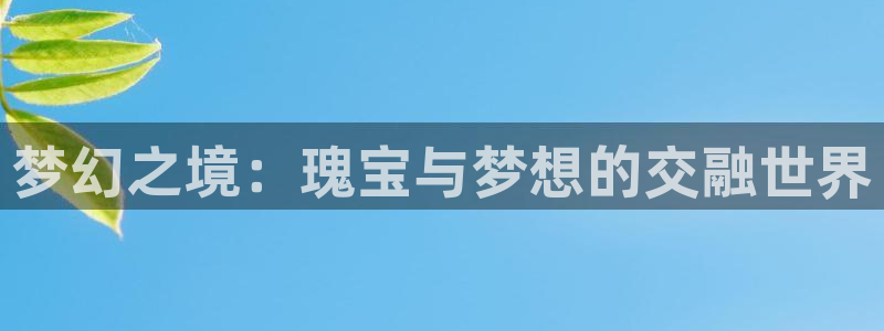 新宝5平台咋样：梦幻之境：瑰宝与梦想的交融世界