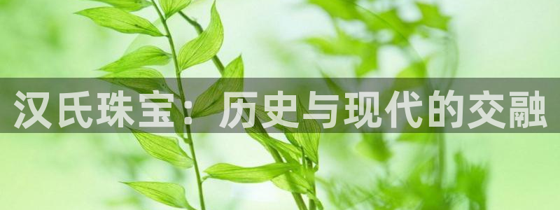 新宝5招商部：汉氏珠宝：历史与现代的交融
