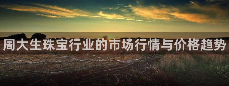 新宝5app：周大生珠宝行业的市场行情与价格趋势