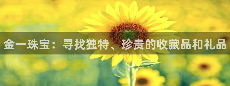 新宝5上来77542：金一珠宝：寻找独特、珍贵的收藏品和礼品